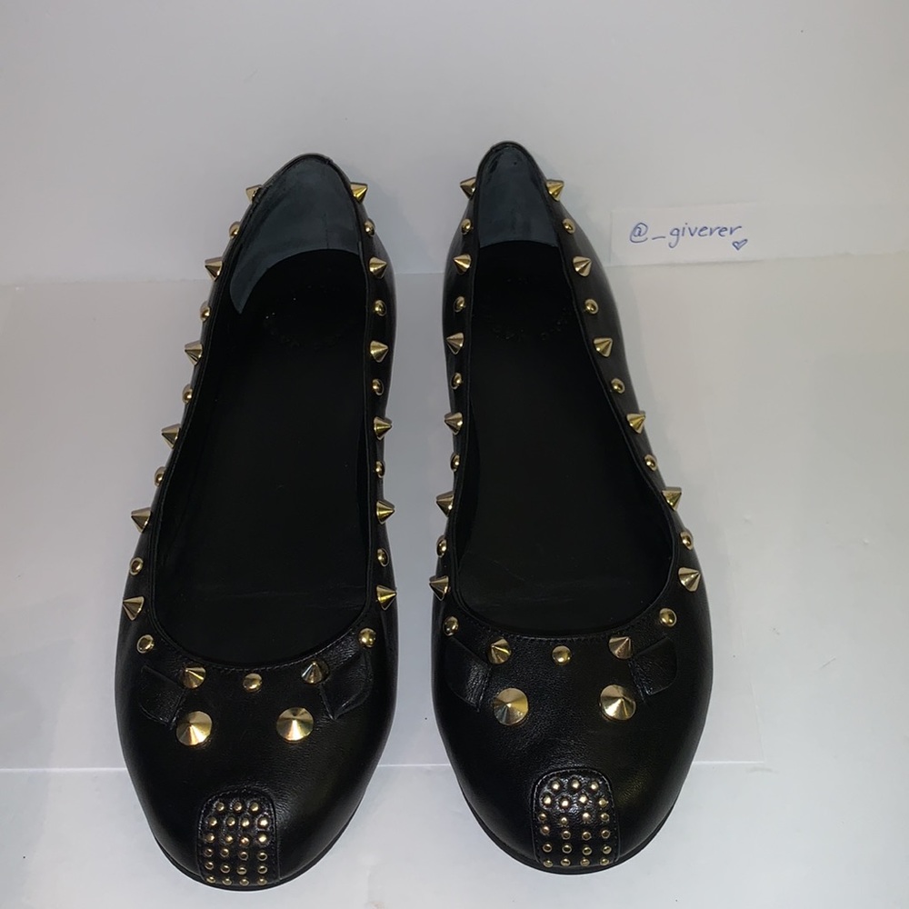 Punk Mouse Studded Marc Jacobs Ballerina Flats - Picture 6 of 16